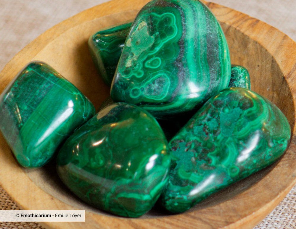 Malachite – Pierre de transformation et d'apaisement de la douleur