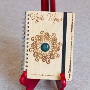 Carnet Agate Mousse – Harmonie et enracinement