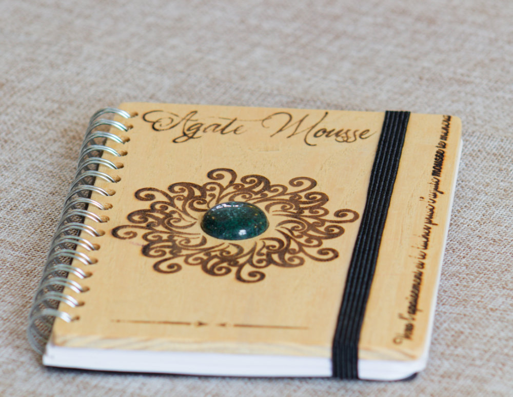 Carnet Agate Mousse – Harmonie et enracinement – Image 2