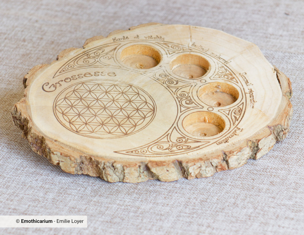 Plateau de Lithothérapie – Grossesse (version écorce) – Image 2