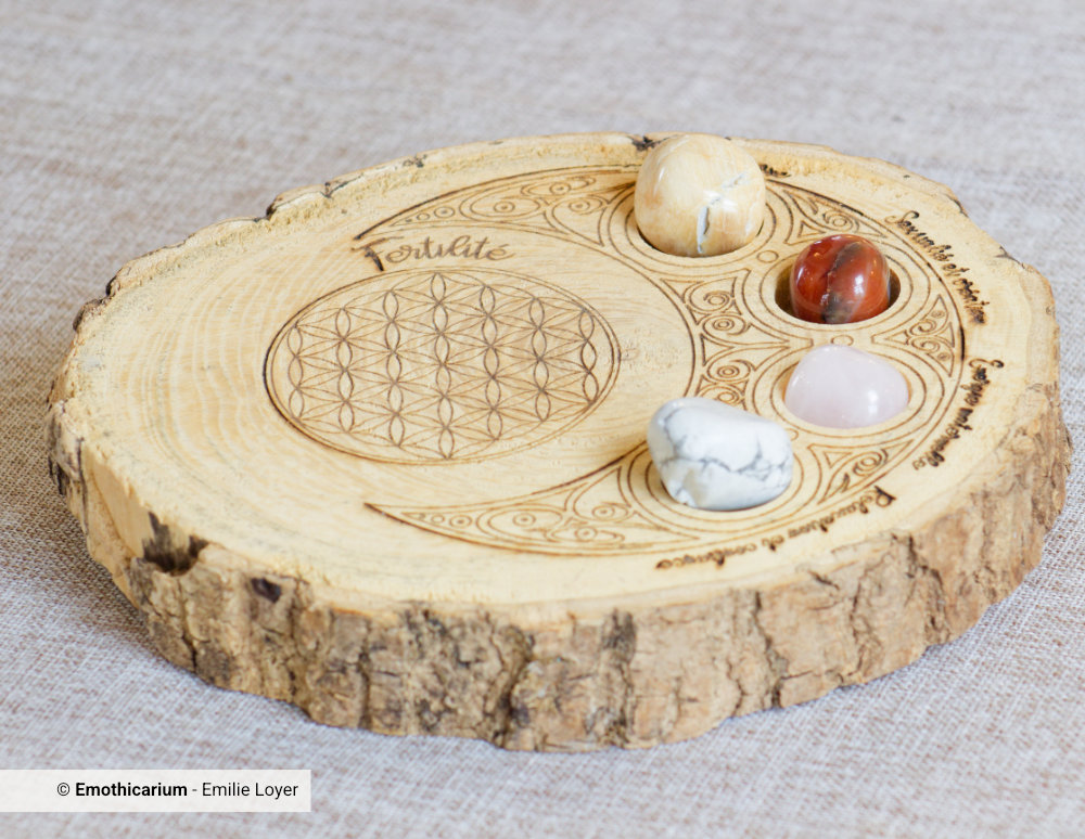 Plateau de Lithothérapie – Fertilité (version écorce)