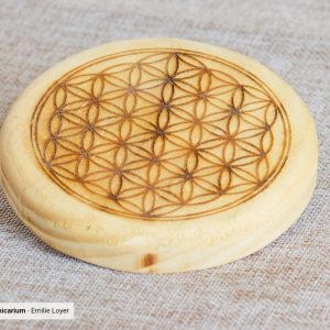 Fleur de vie en bois - Forme ébénisterie