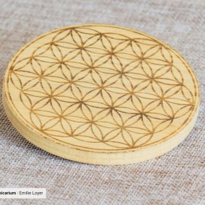 Fleur de vie en bois - Forme rond