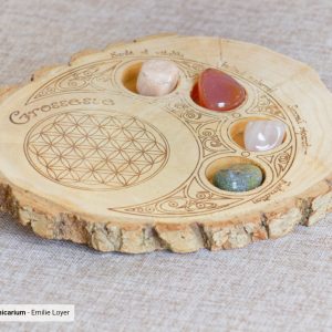 Plateau de Lithothérapie – Grossesse (version écorce)