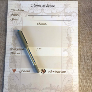 Carnet de lecture - Élégance intemporelle