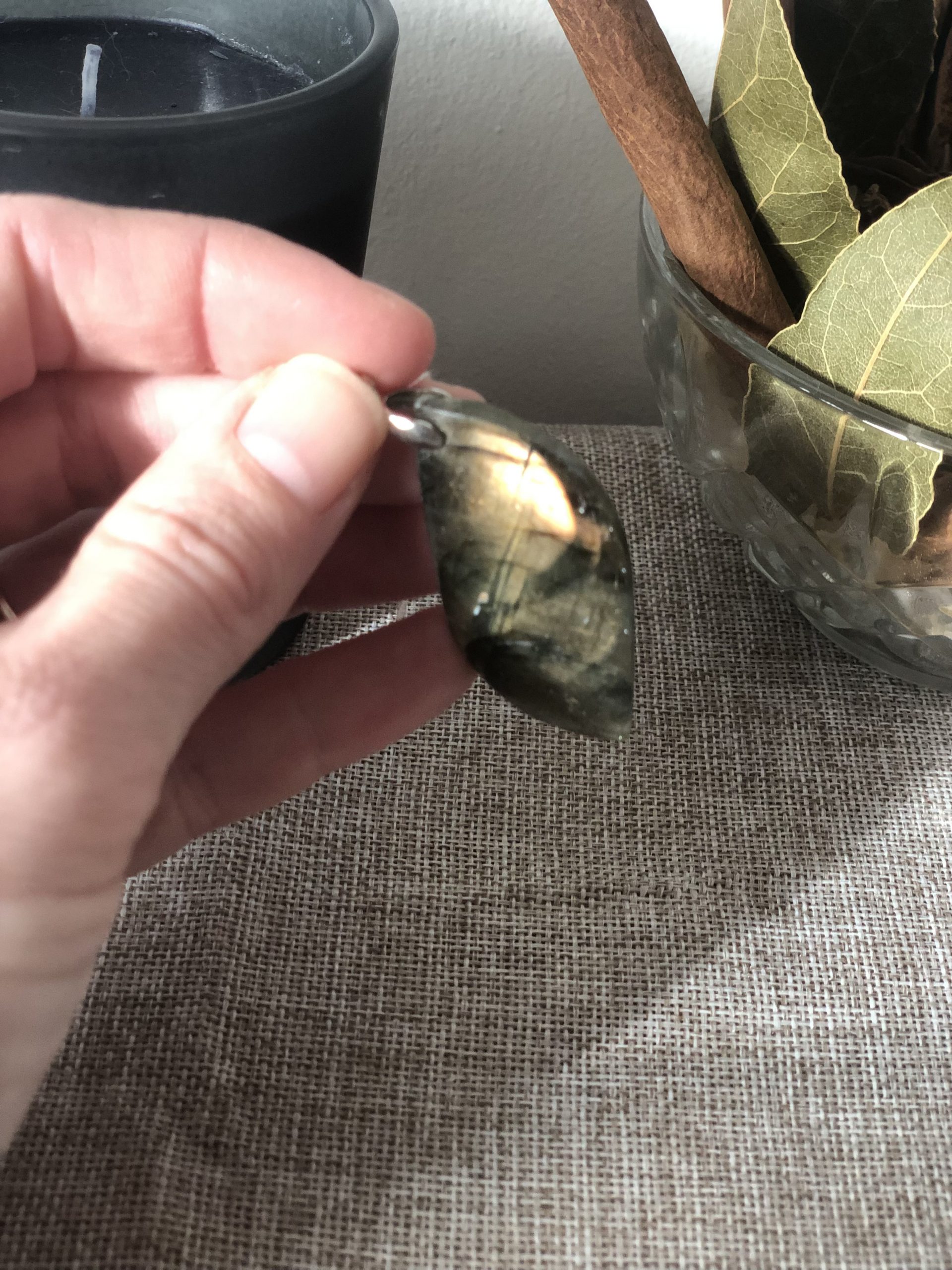 🌿 Pendentif en labradorite – Image 2