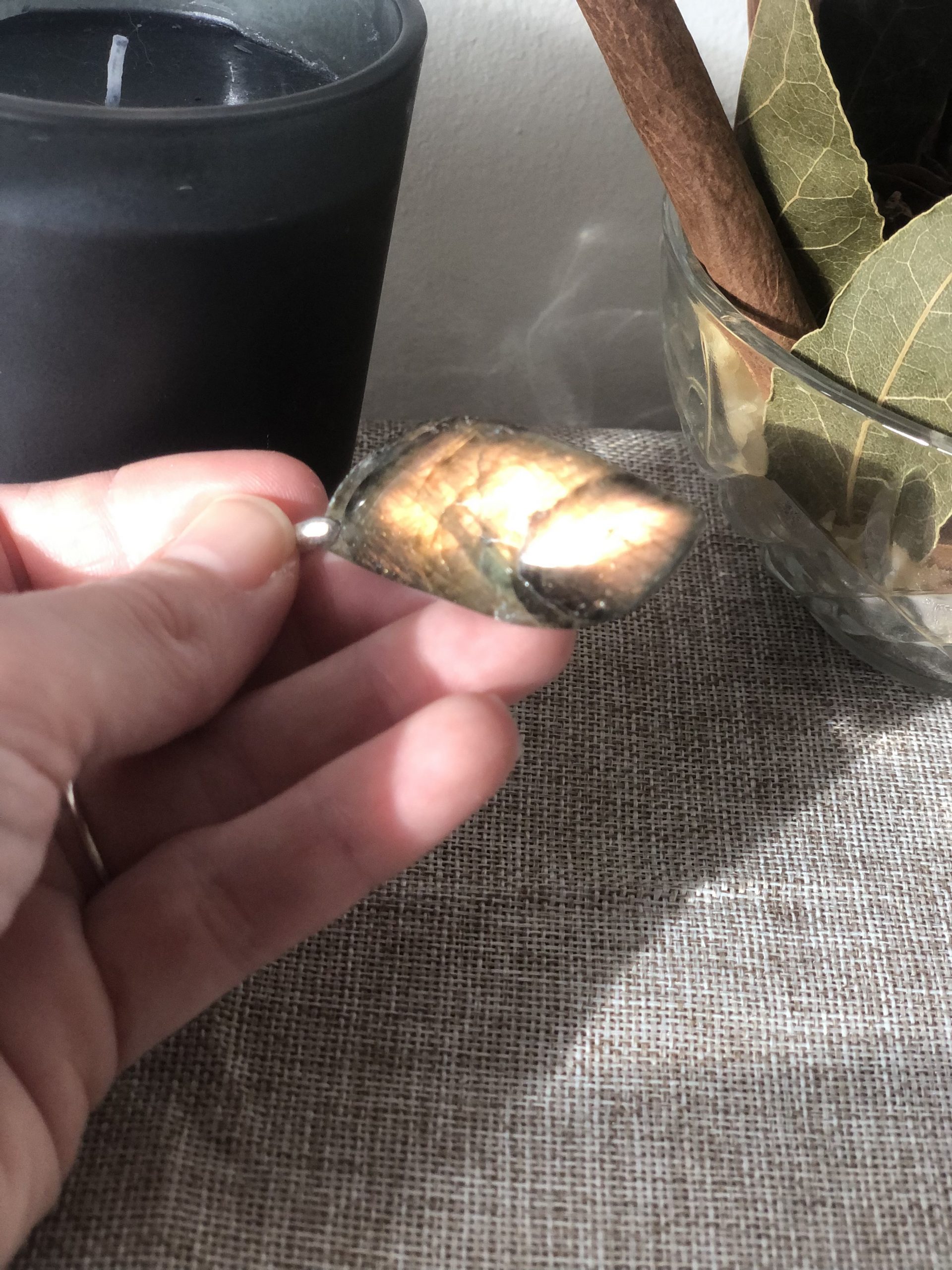 🌿 Pendentif en labradorite – Image 4