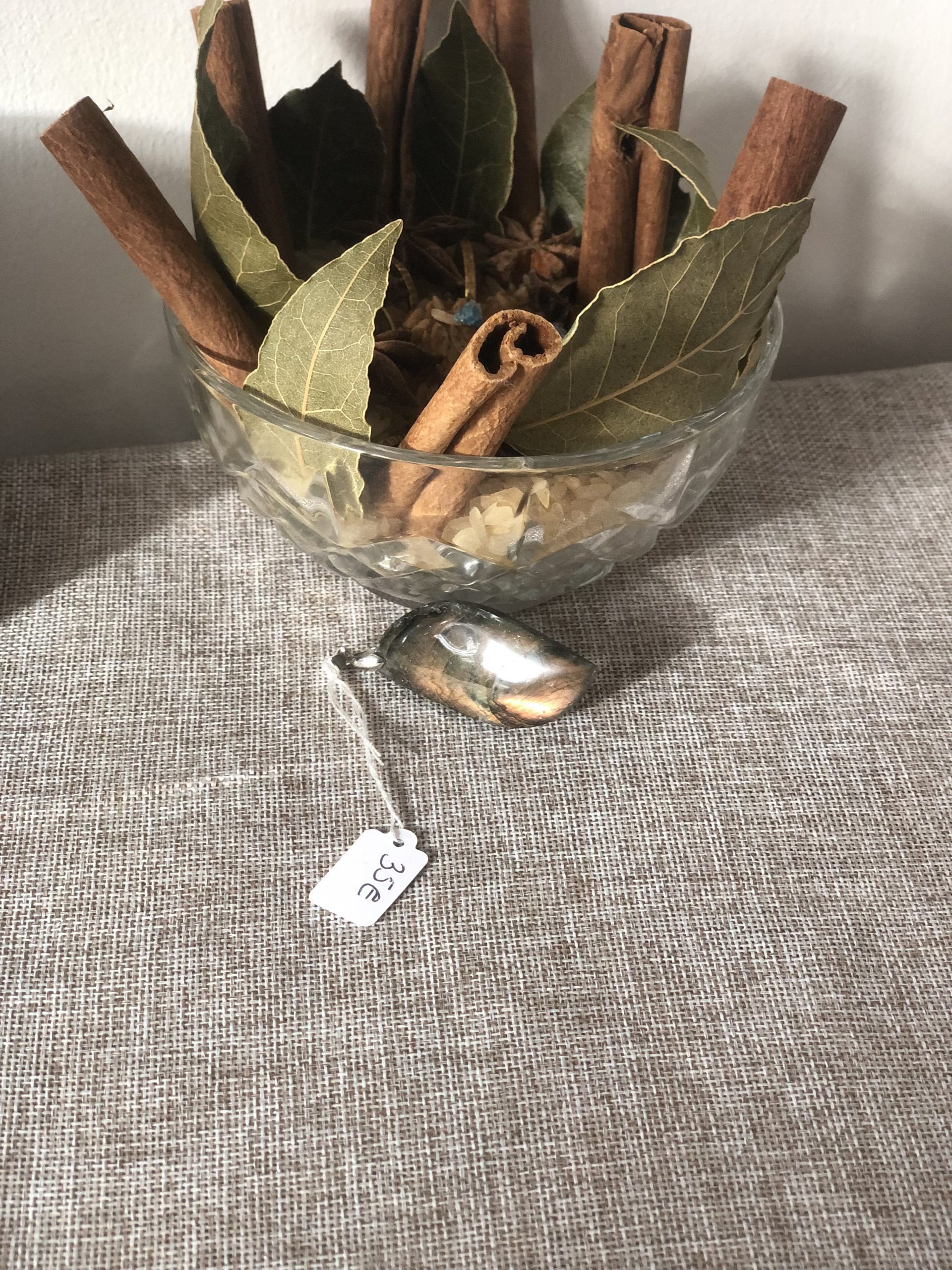 🌿 Pendentif en labradorite