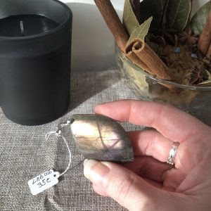 🌿 Pendentif en labradorite