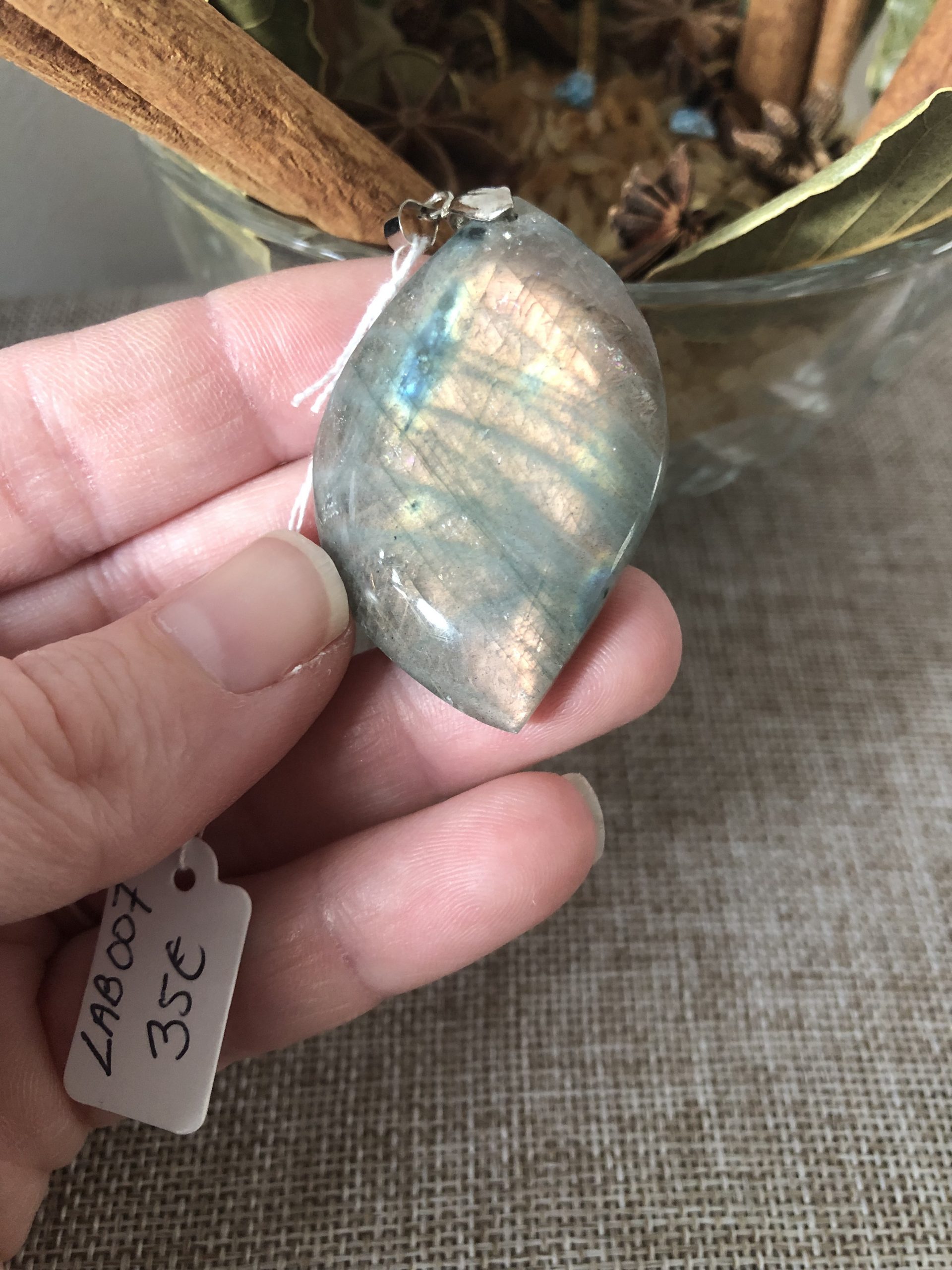 🌿 Pendentif en labradorite – Image 4